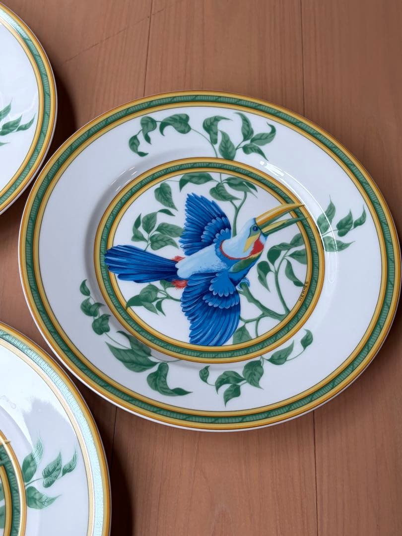 美品 エルメス トゥカン プレート 21.5cm