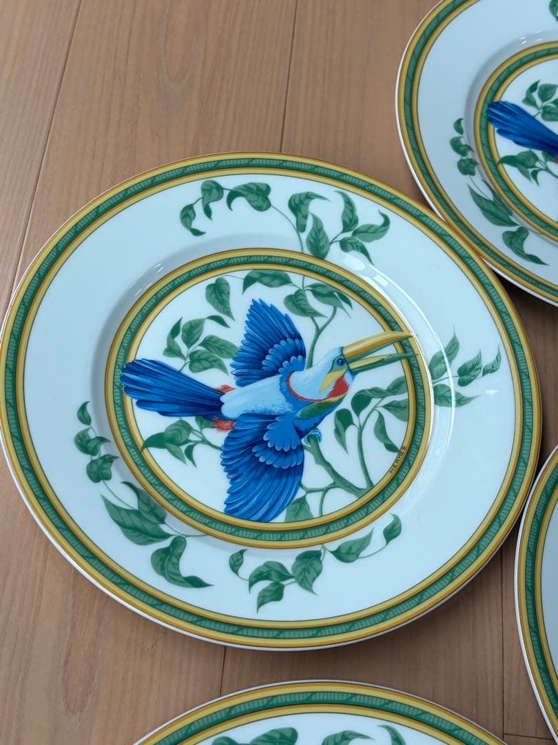 美品 エルメス トゥカン プレート 21.5cm