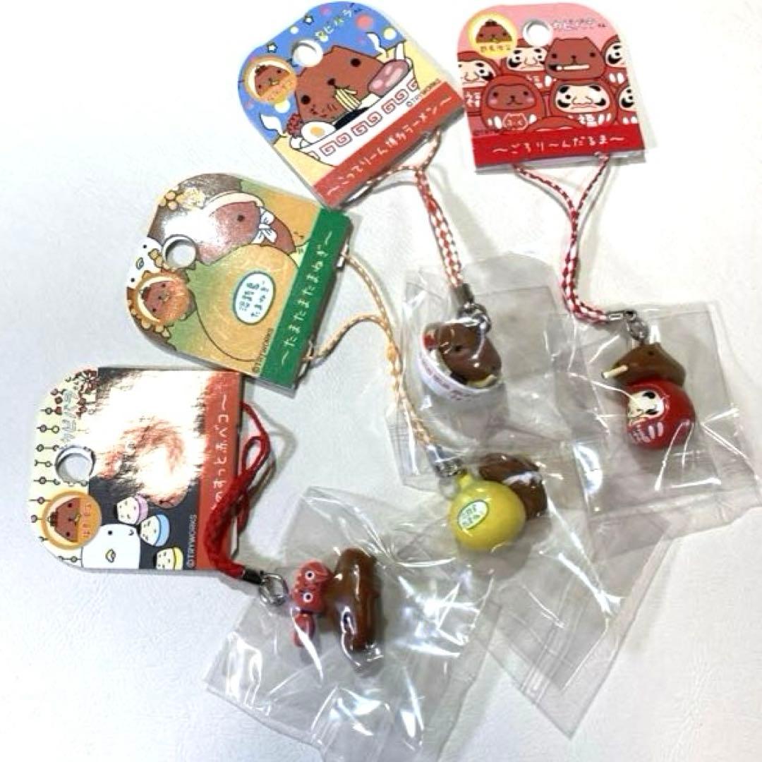 ご当地カピバラさんストラップ21点＆ファスナーマスコット1点