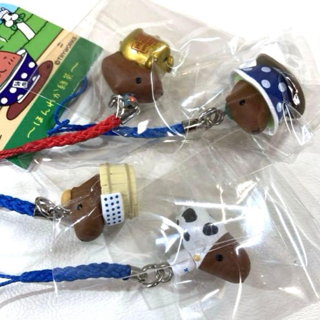 ご当地カピバラさんストラップ21点＆ファスナーマスコット1点