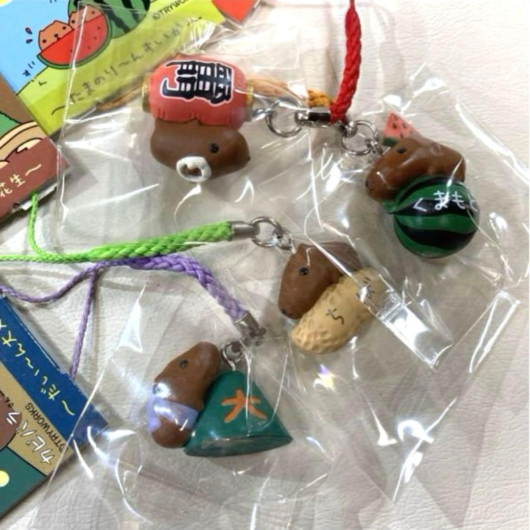 ご当地カピバラさんストラップ21点＆ファスナーマスコット1点