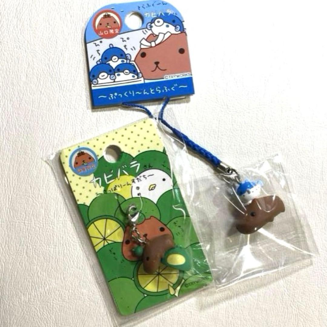 ご当地カピバラさんストラップ21点＆ファスナーマスコット1点