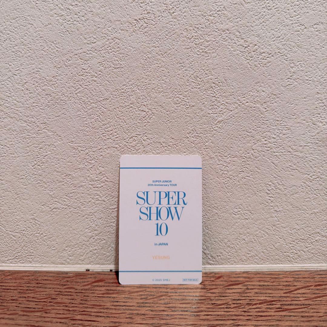 美品】SJ SS10 日本公式 mu-moショップ購入特典トレカ(イェソン