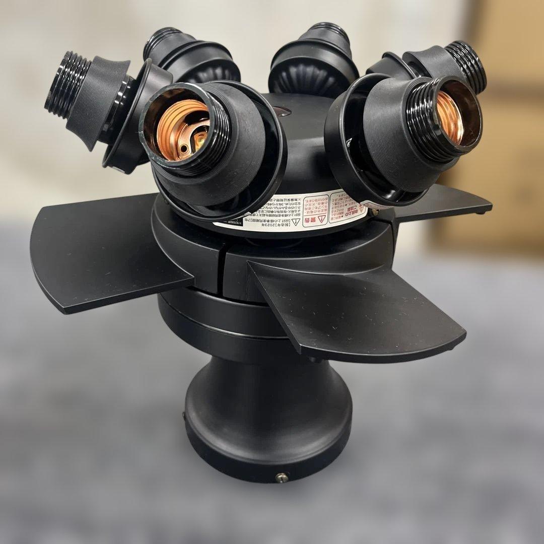 シーリングファン フィラメントLED 6灯 ゴールド JE-CF048-BK