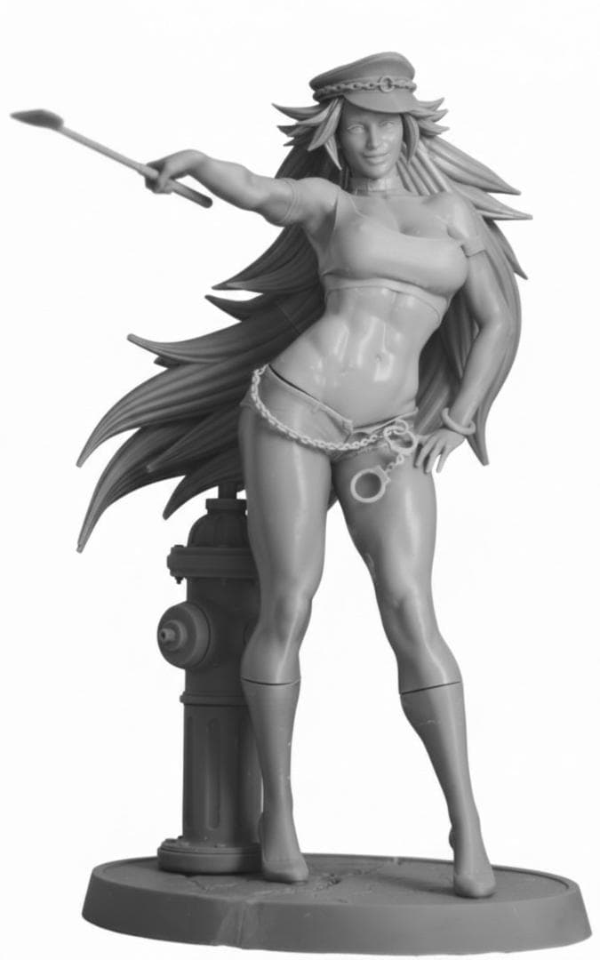 1/4　未塗装 未組立　フィギュア　ガレージキット　ポイズンキス