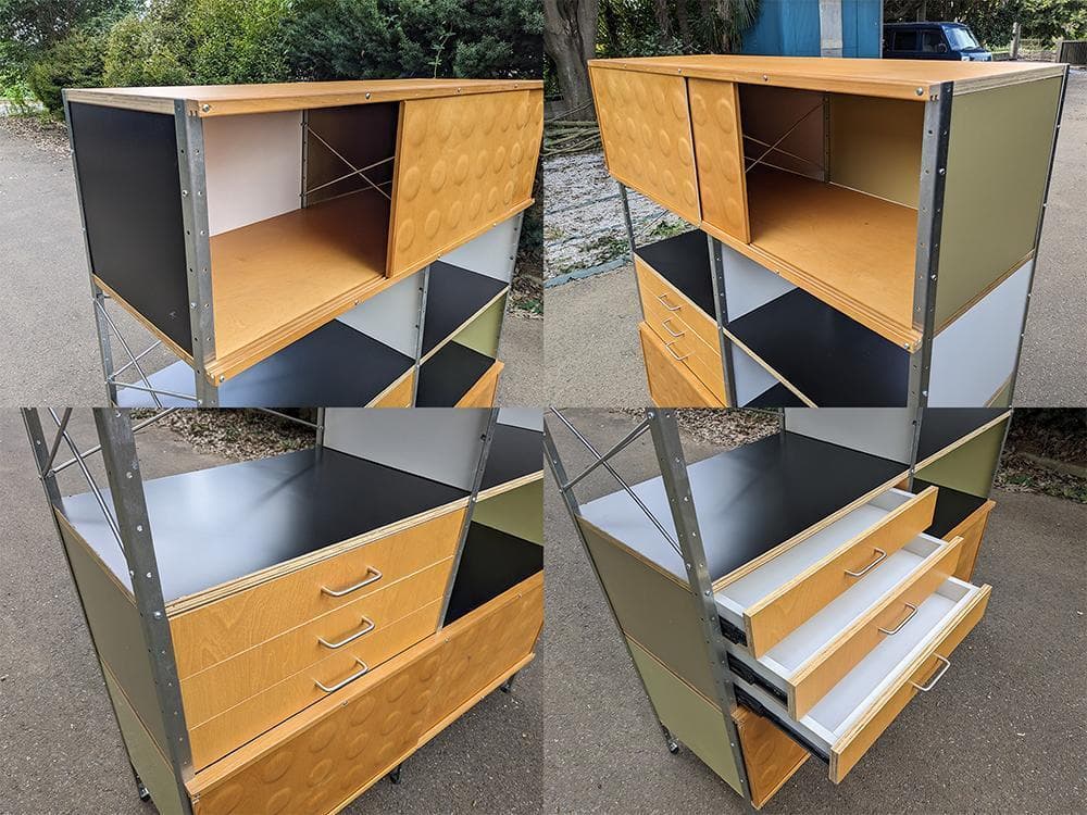 Eames イームズ ESU420 ストレージユニット シェルフ ラック タン