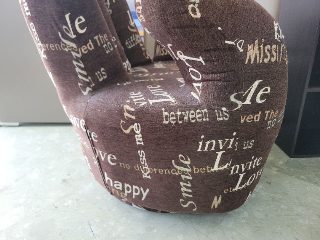 ハンド ソファー チェアー 回転式 1人掛け インテリア 椅子 イス　中古