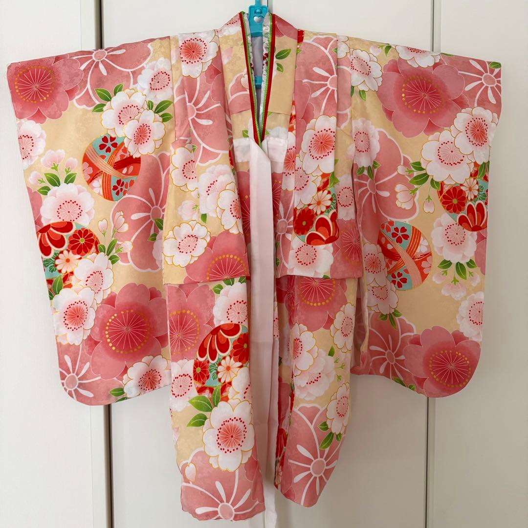 【京都花ひめブランド】七五三 被布着物セット 3歳 女の子
