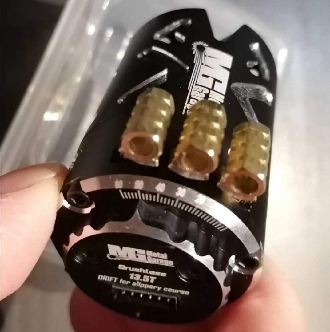 13.5T ブラシレスモーター　ブラック　ドリフト用　メタルガレージ　ラジドリ