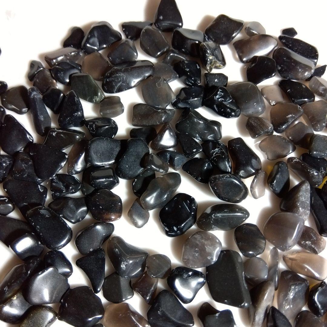在庫整理特価　黒水晶　モリオン　さざれ　10kg　天然石　さざれ石　細石　大量