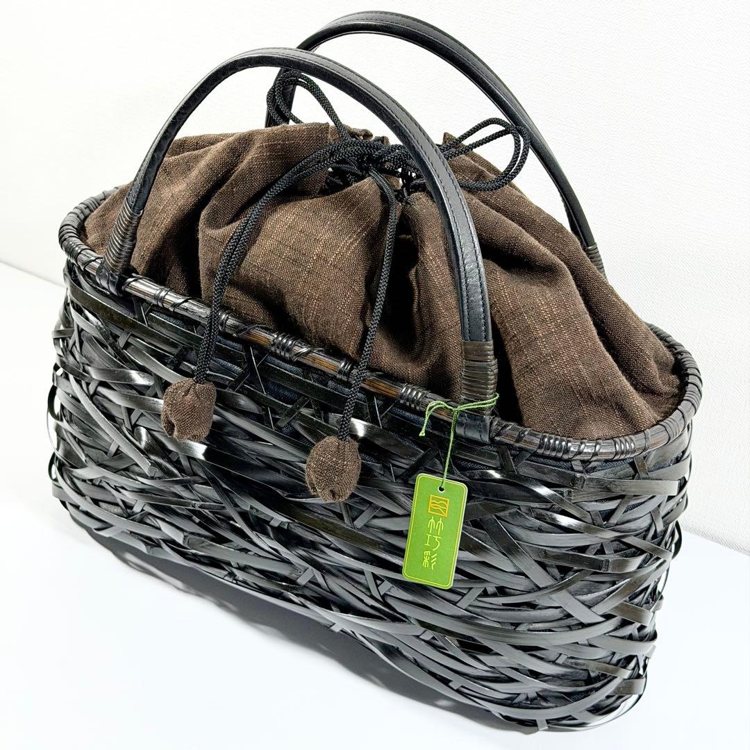 美品 竹巧彩 ハンドバッグ タグ付き