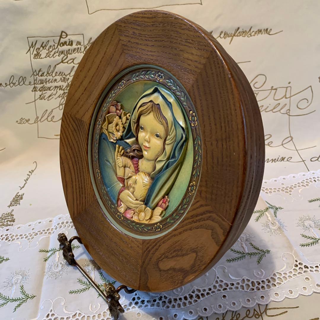 アンリ人形　ビンテージ1974年Mother's Day木製プレート！可愛い！