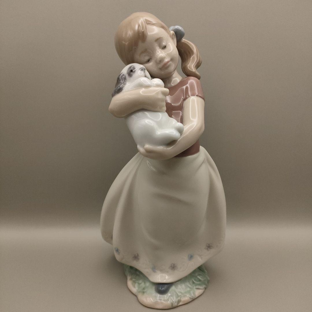 リヤドロ　かわいい！　8531　少女　犬