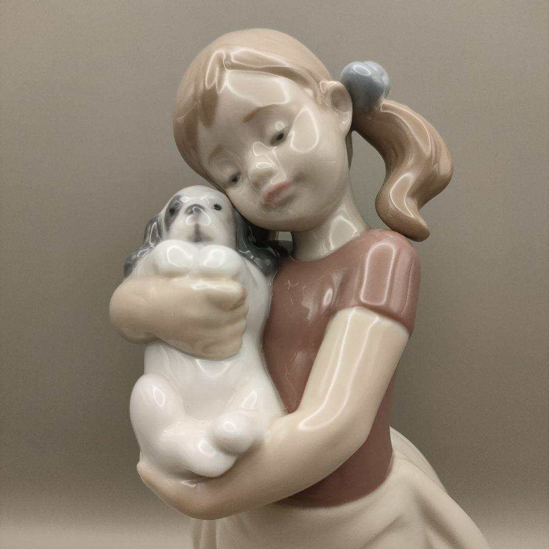 リヤドロ　かわいい！　8531　少女　犬