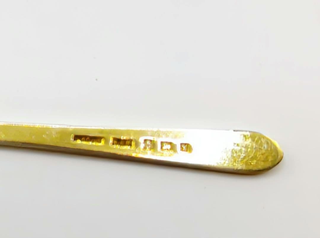 英国ヴィンテージ☆イギリス スターリングシルバー☆スプーン6本セット