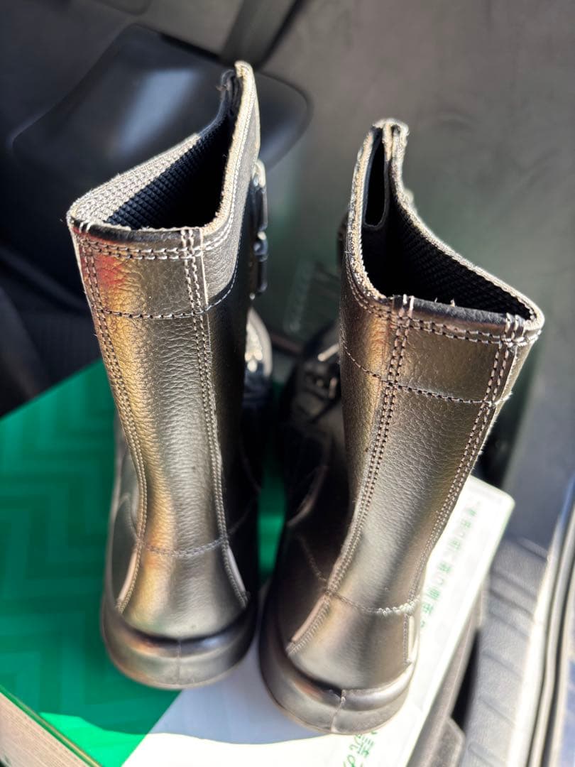 ブラックハイカット安全靴 ベルクロ式　（2足セット）