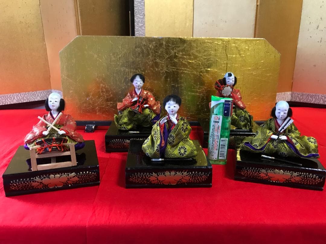 《特注品　珍品　希少》大正時代のお雛様 極小芥子雛15人揃 ひな祭り 雛人形