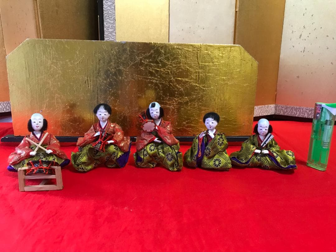《特注品　珍品　希少》大正時代のお雛様 極小芥子雛15人揃 ひな祭り 雛人形