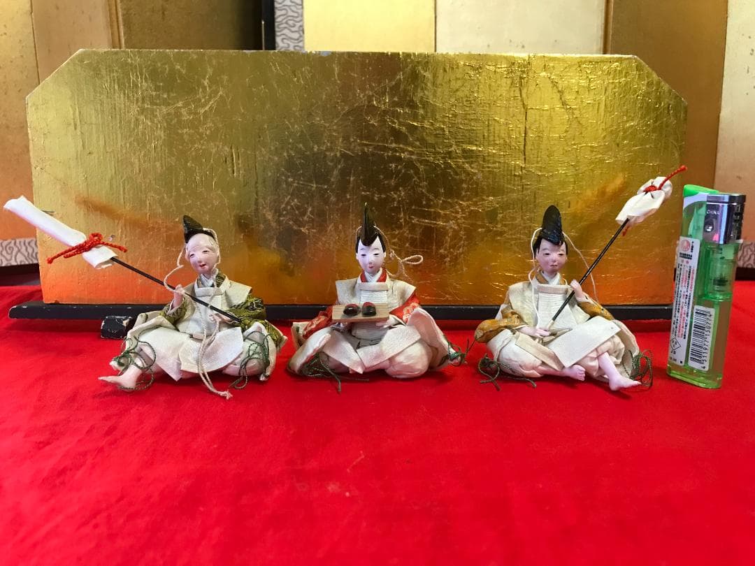 《特注品　珍品　希少》大正時代のお雛様 極小芥子雛15人揃 ひな祭り 雛人形