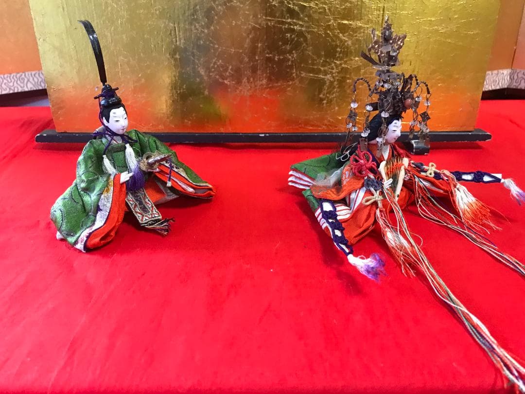 《特注品　珍品　希少》大正時代のお雛様 極小芥子雛15人揃 ひな祭り 雛人形