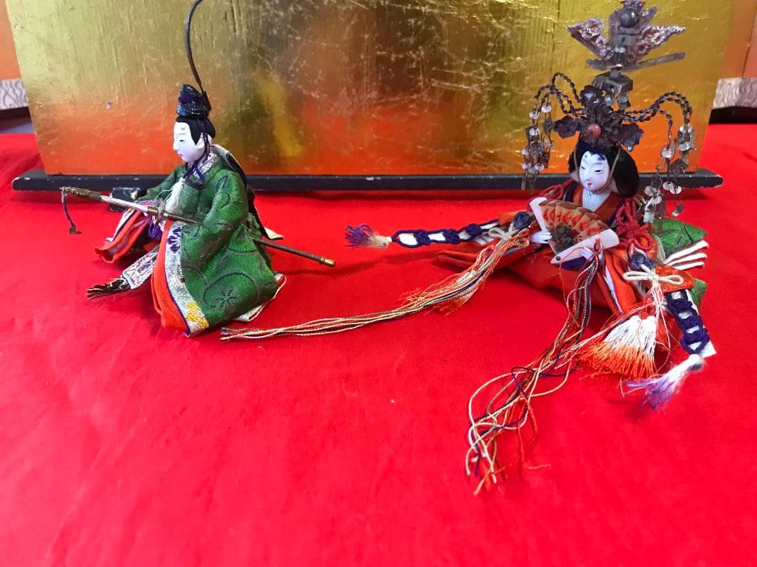 《特注品　珍品　希少》大正時代のお雛様 極小芥子雛15人揃 ひな祭り 雛人形