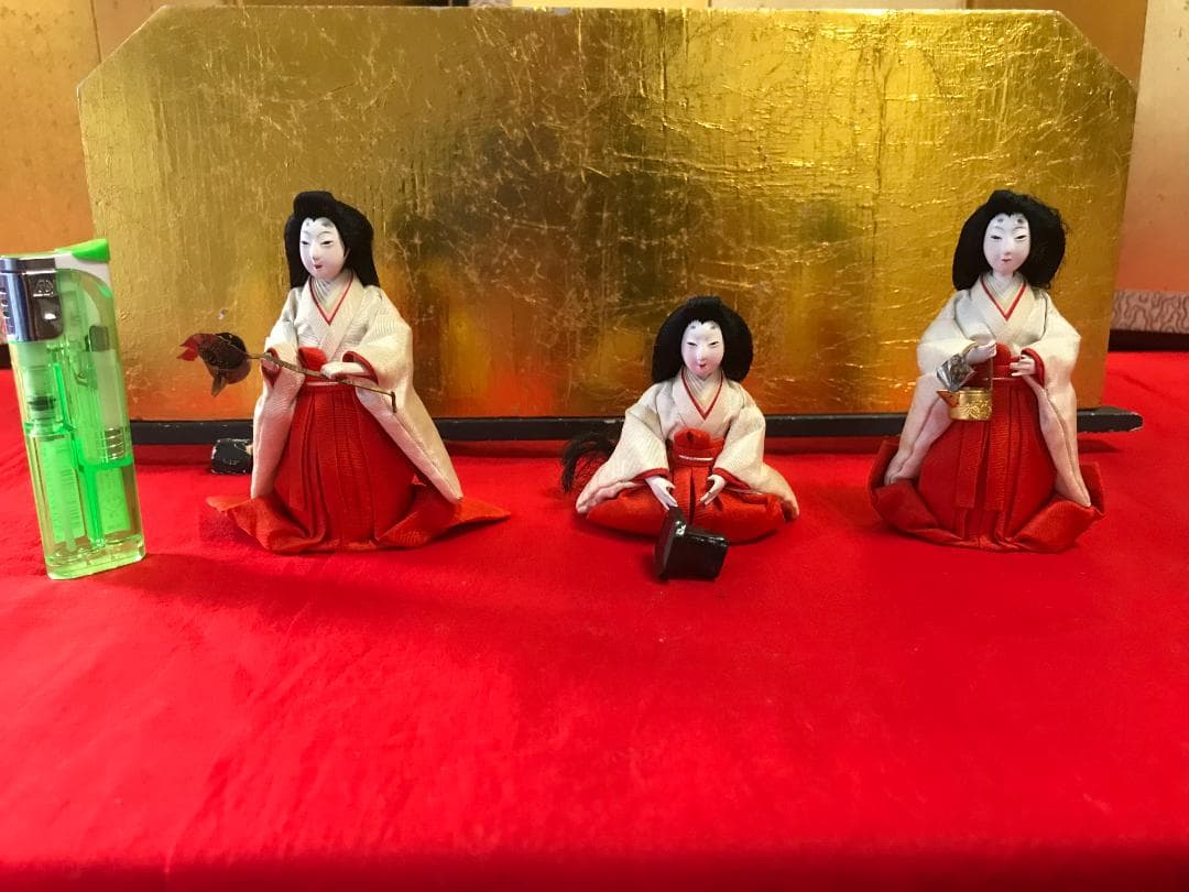 《特注品　珍品　希少》大正時代のお雛様 極小芥子雛15人揃 ひな祭り 雛人形