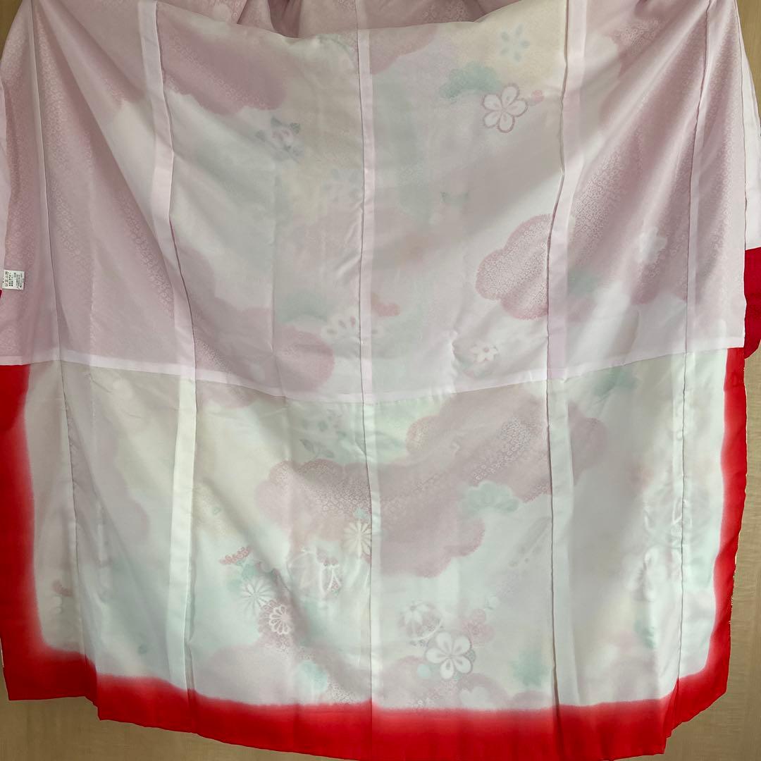 ７歳着物　七五三　正絹　お着物　６点セット