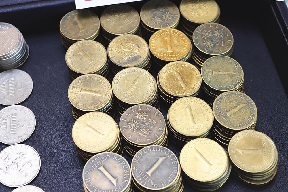 a248 オーストリア 旧コイン&旧紙幣 セット 2,550シリング