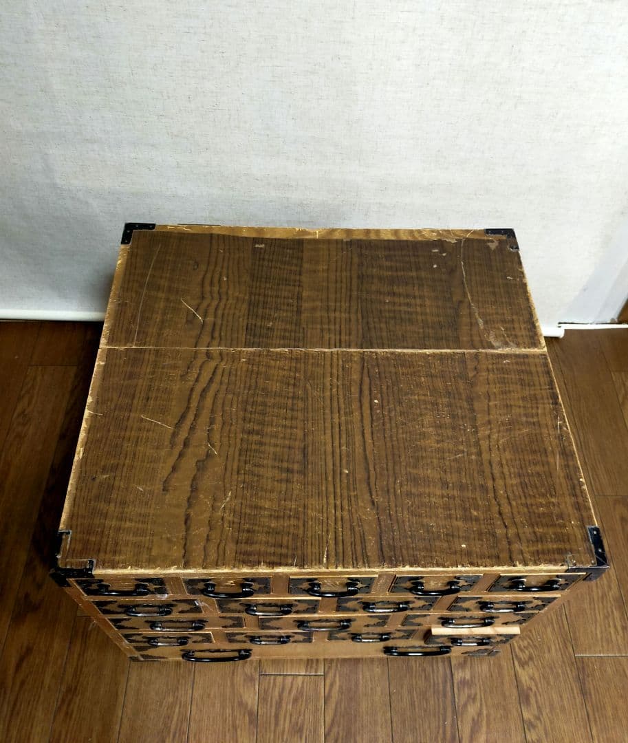 昭和レトロ　薬棚 収納 小分け 小物入れ 小箪笥 裁縫箱 薬箱 アンティーク棚