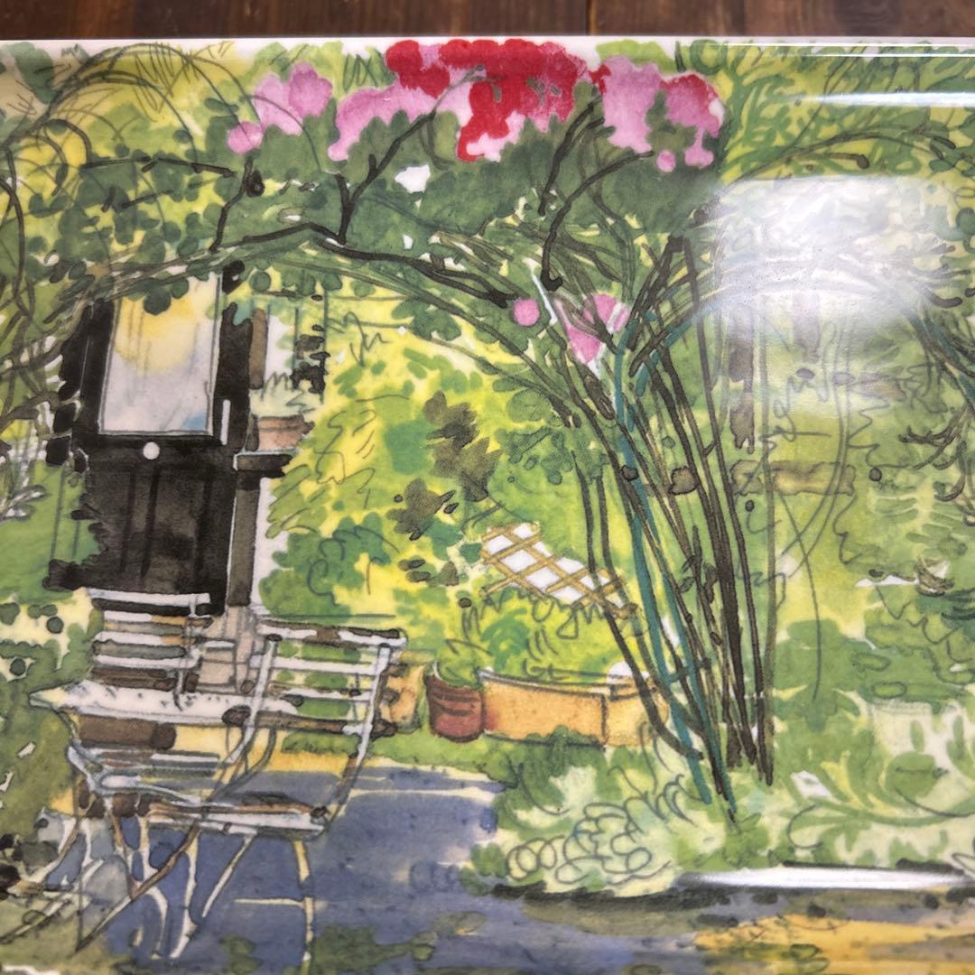 Gien ジアン パリ ジベルニー オブロング 長皿 サンドイッチ皿 フランス製