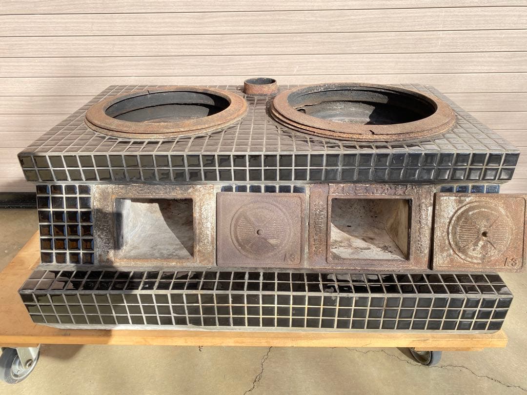 改良三和かまど　骨董