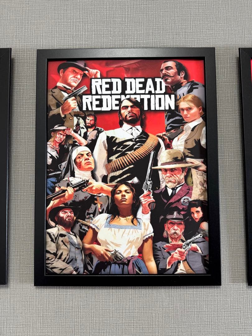 No.273フレーム付きキャンバスアート　レッドデッドリデンプション