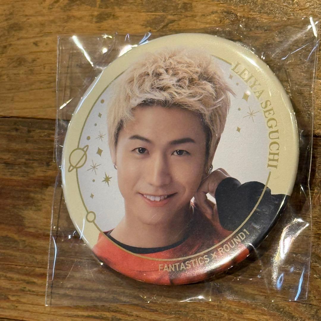 新品】FANTASTICS 瀬口黎弥 ラウンドワン 缶バッジ - メルカリ