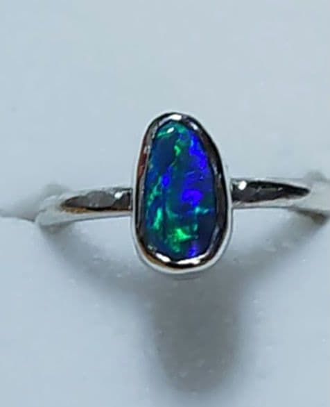 極ネオン　豪産ダブレットオパール　925SV