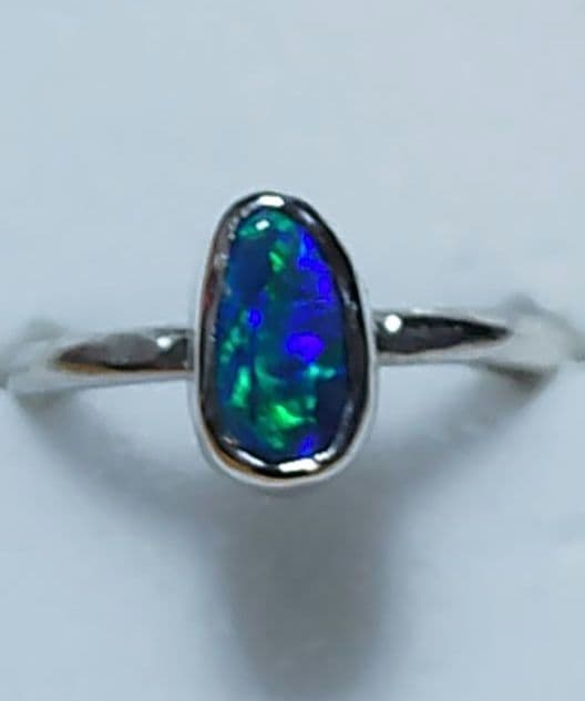 極ネオン　豪産ダブレットオパール　925SV