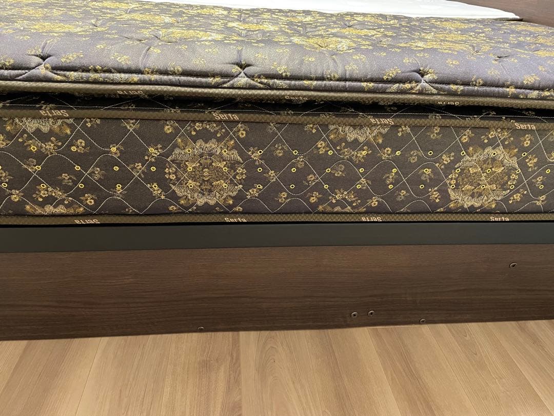 美品！サータ serta ポケットコイル マットレス ブラウン