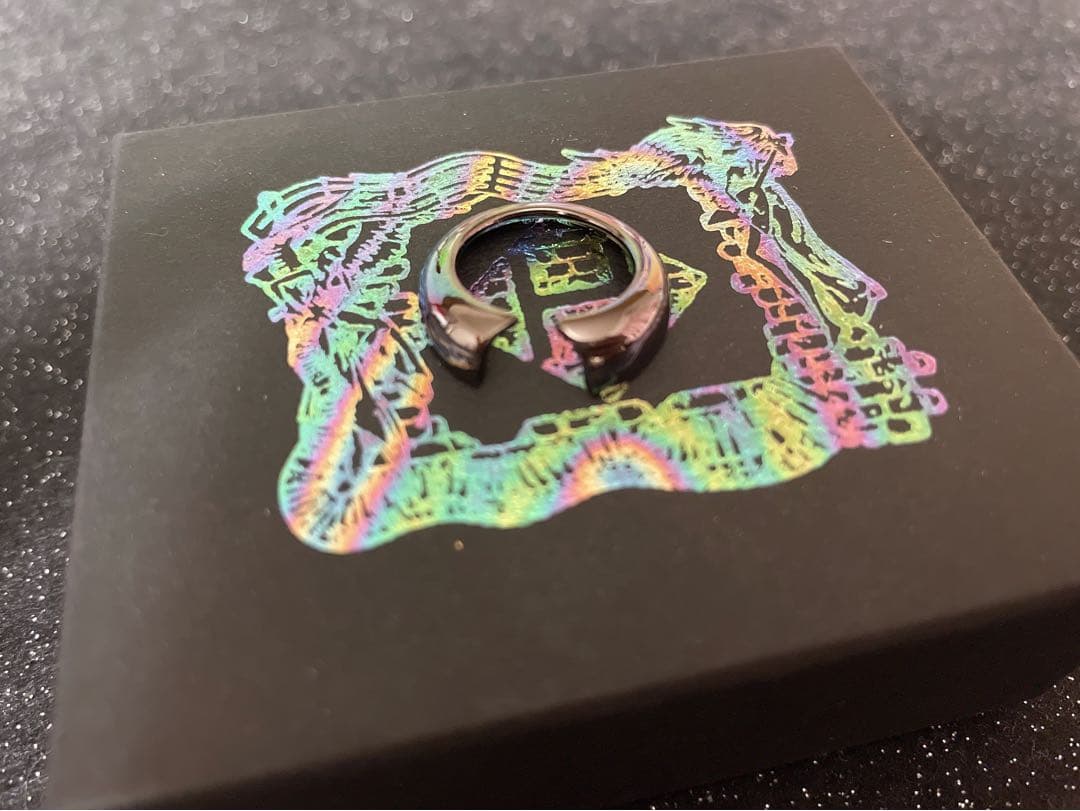 hazama 定位置を忘れた5連リング Black 6号 - メルカリ