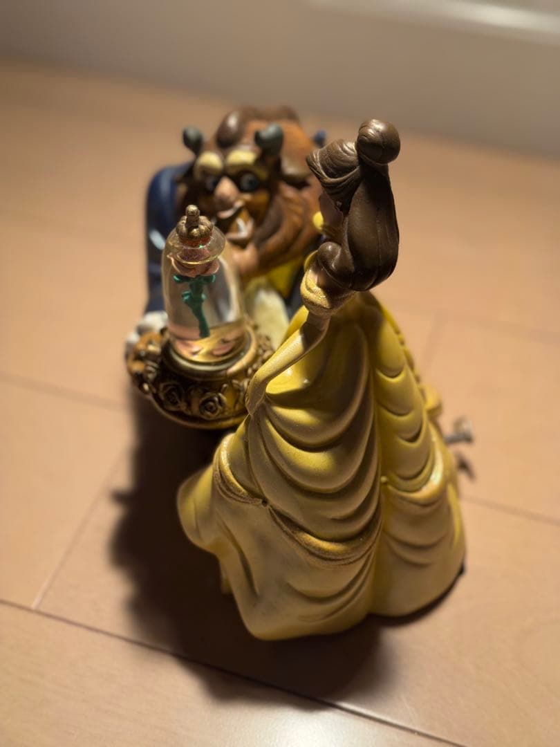 【激レア★ 海外パーク品】美女と野獣　スノードーム　スノーグローブ　オルゴール