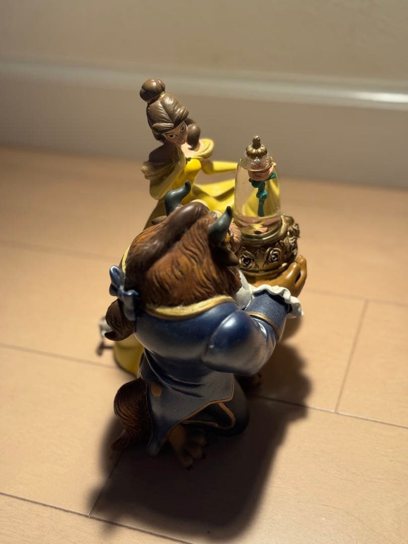 【激レア★ 海外パーク品】美女と野獣　スノードーム　スノーグローブ　オルゴール