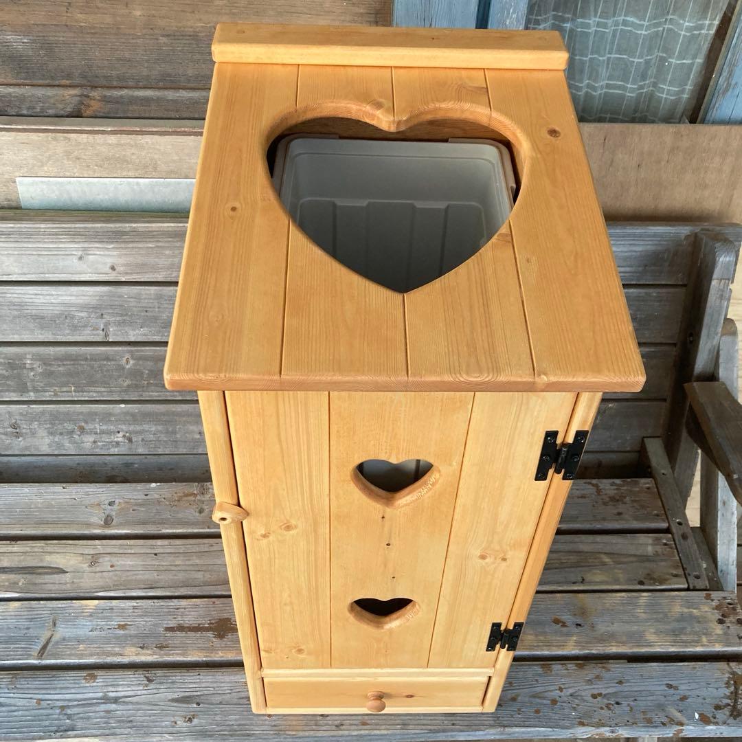 アメリカンカントリー家具　カントリーハート　ダストBOX Lサイズ