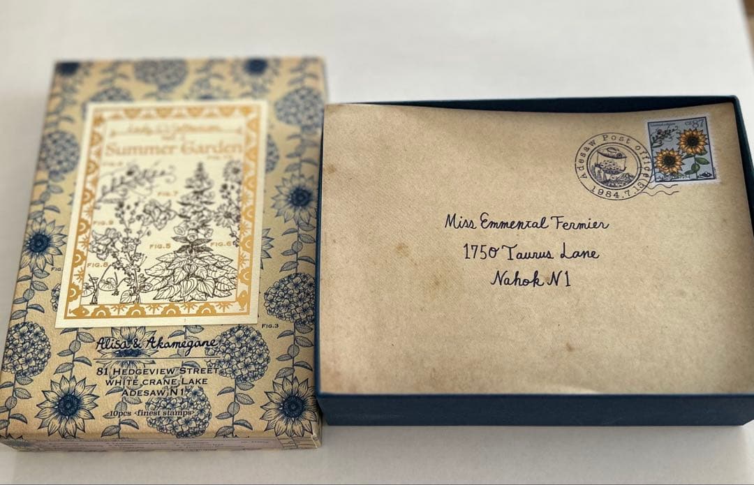 【新品・未使用】ありさ＆あかめがね Lady\"c\" 夏のお庭セット