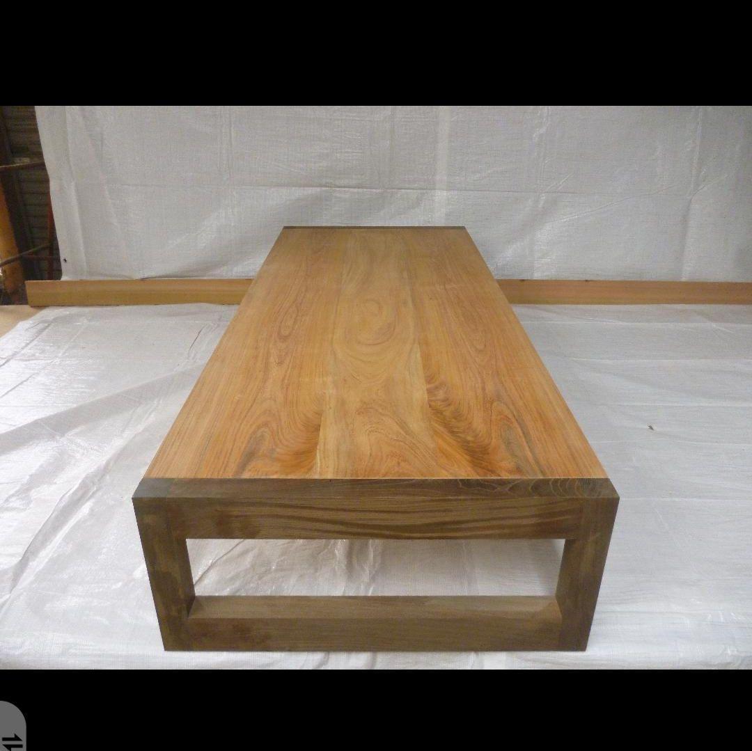送料込み　ケヤキ　テーブル　神代　無垢材　番号26