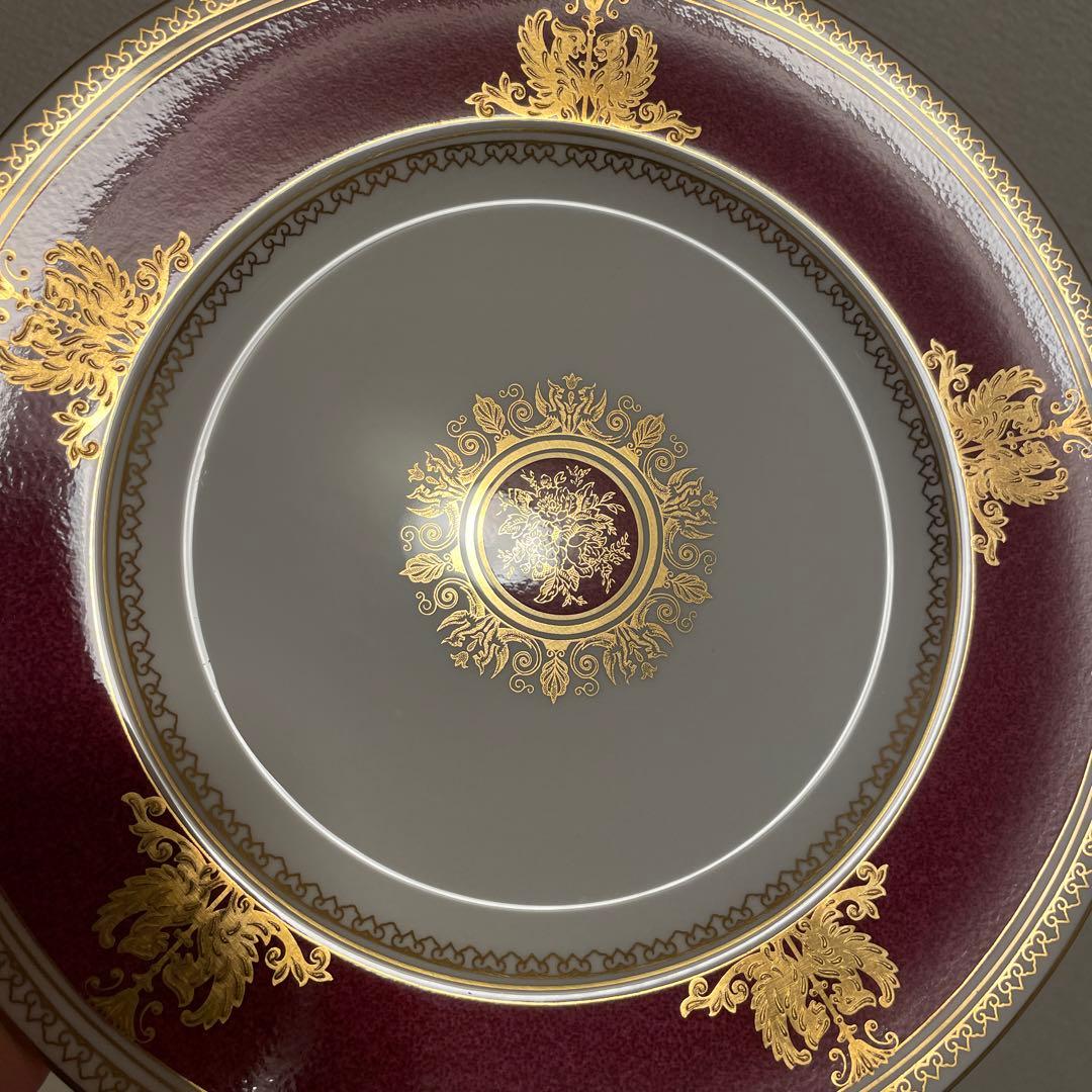 ウェッジウッド　コロンビア　パウダールビー　ディナープレート　22.5cm