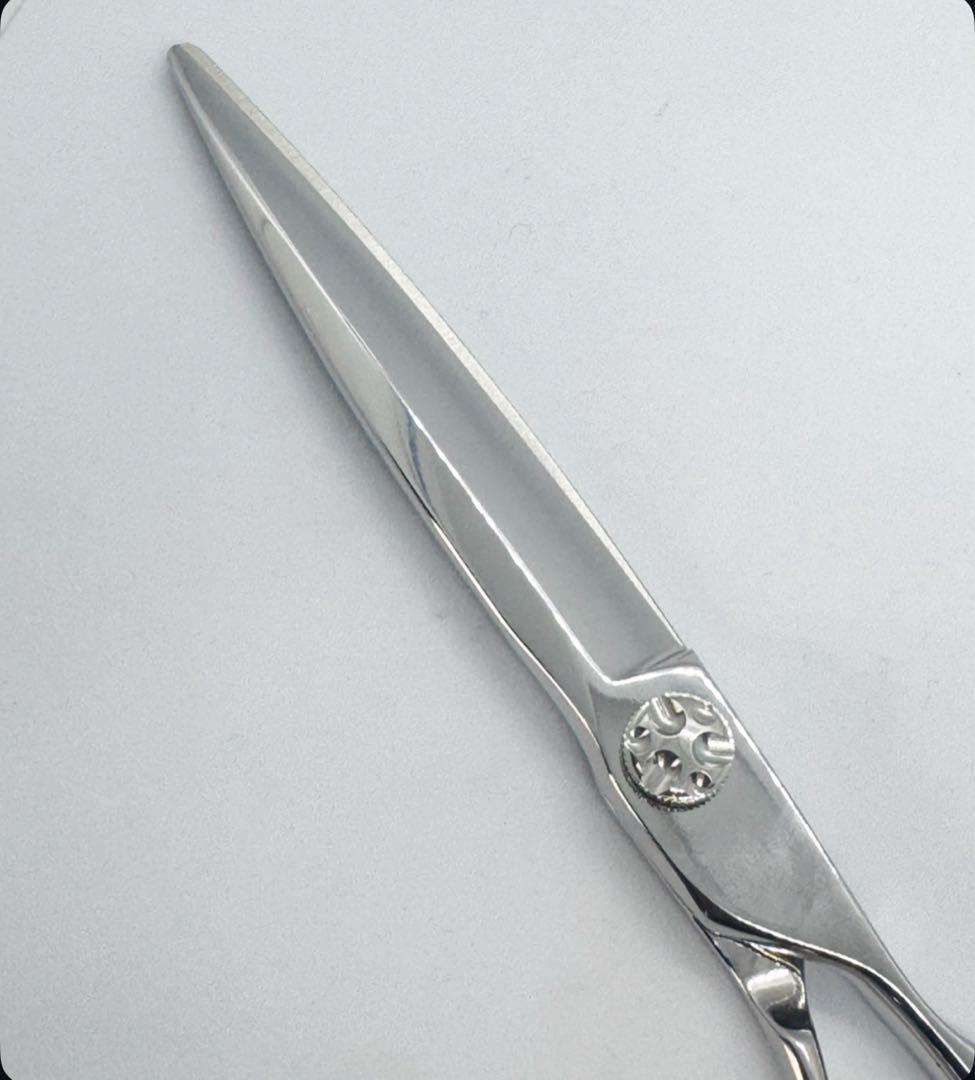 ⑤評価多数●1/4剣刃●7インチシザー●コバルト●美容●理容●鋏