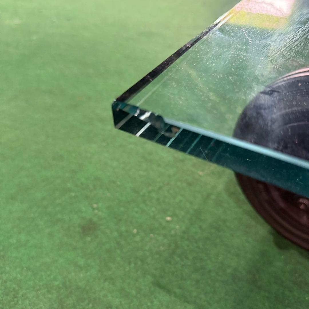 Cassina Fontana ガラス ローテーブル 高級家具 モダン I015