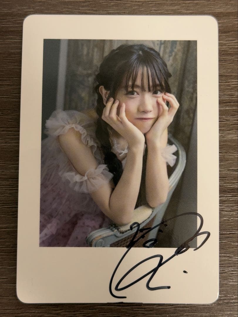 来栖りん 直筆サイン入りチェキ風カード - メルカリ