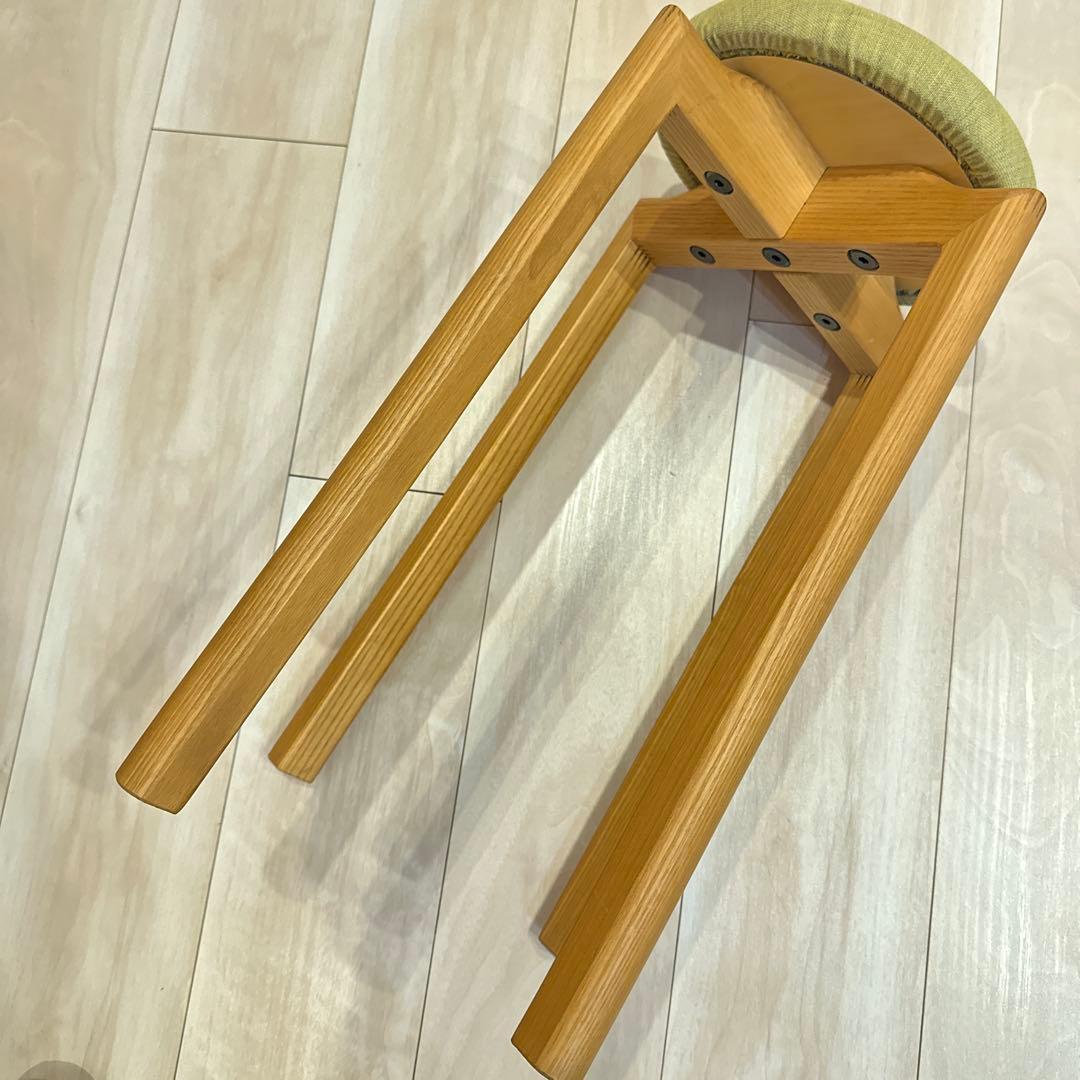 美品★匠工芸 TAKUMI アクタスコラボ　マッシュルームスツール 高さ43cm