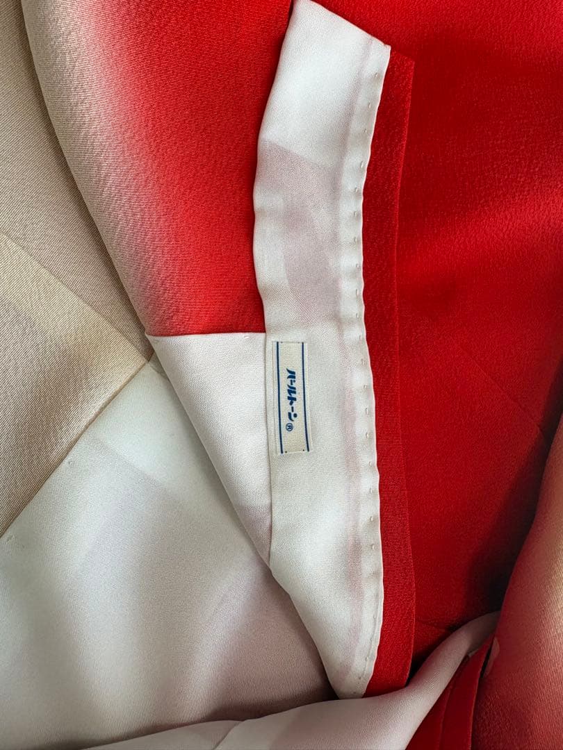 七五三に♡赤 着物 舞妓さん だらり帯 セット 七歳