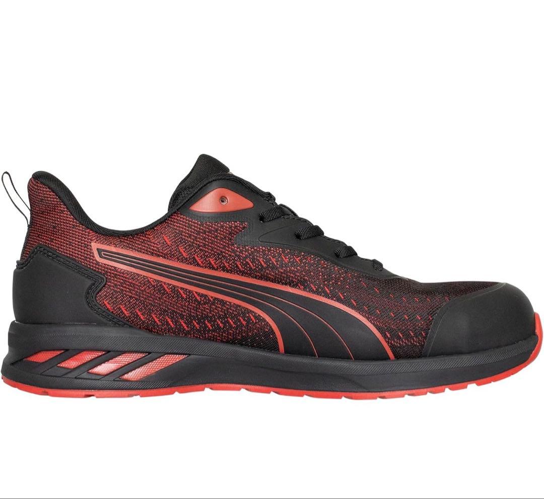 未使用品　Puma 安全靴 ブラック/レッド 27cm