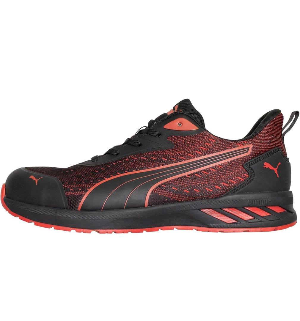 未使用品　Puma 安全靴 ブラック/レッド 27cm